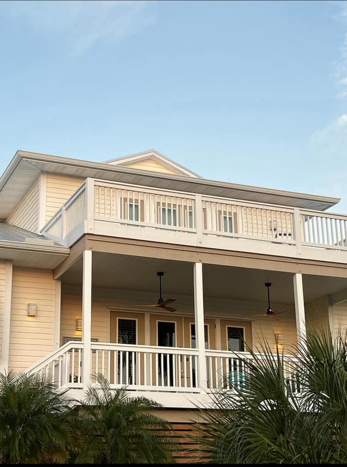 Beautiful florida home with new seamless gutters